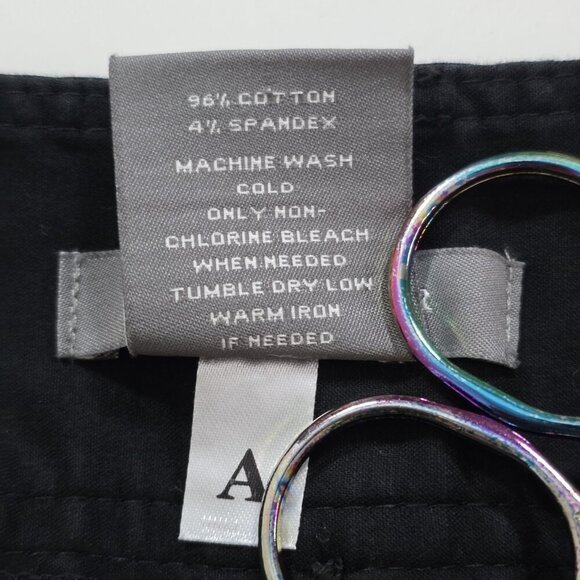 Ann Taylor Pants Womens 18 Black Mid Rise Signature Fit Stretch Office Classic - Picture 13 of 16